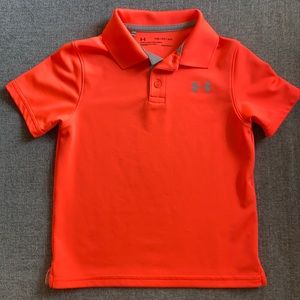 Under Armour Boy’s Orange Polo, Size Youth-XS